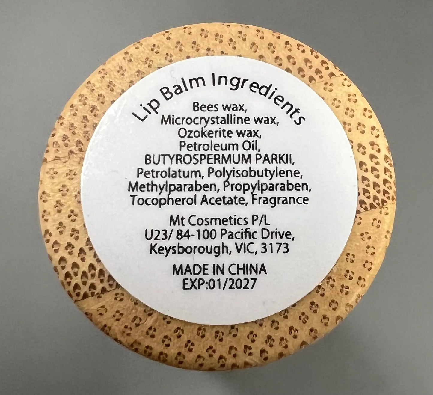 Bamboo Lip Balm Tubes Natural Healthy Beautiful BHB01 everythingbamboo