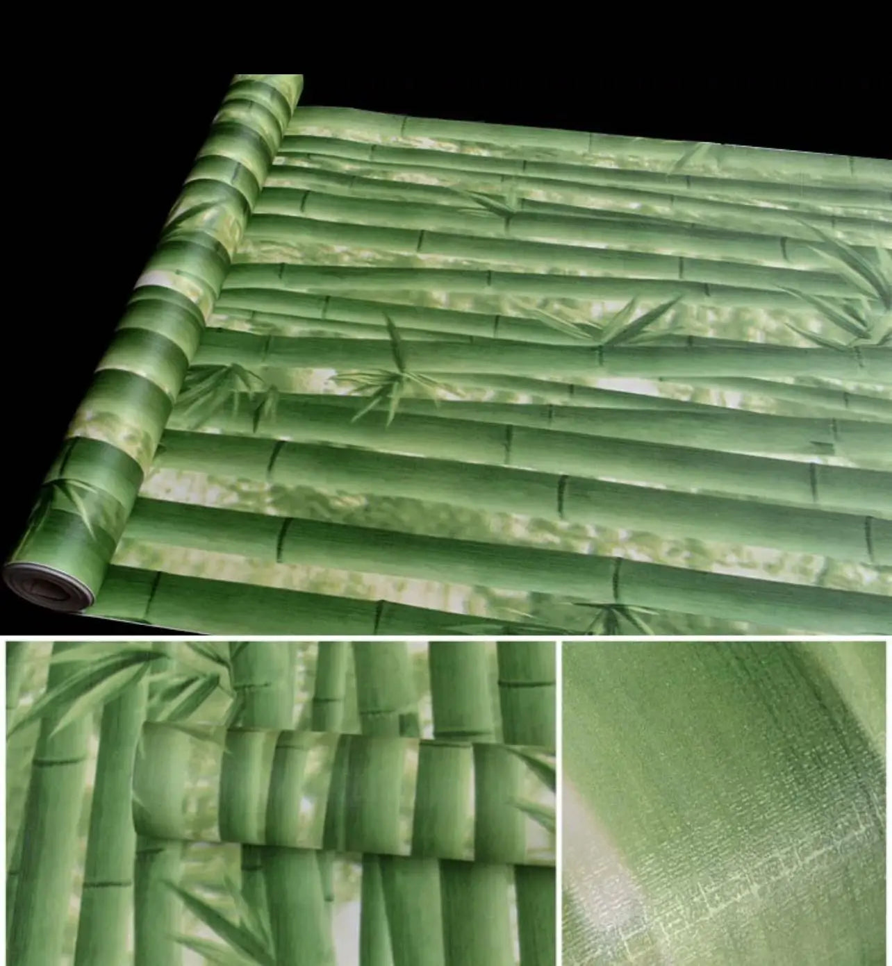 Bamboo Wallpaper Roll 3D Self Stick 10m x 0.45m Oriental Style Home Office Cafe Restaurant BDE11 everythingbamboo