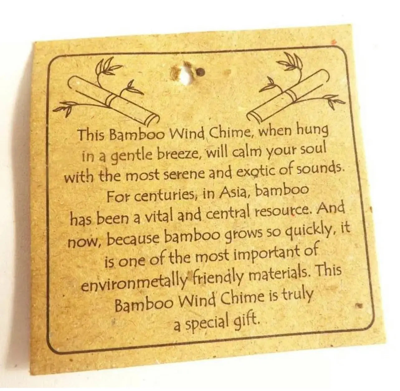 Large Bamboo Wind Chime Coconut Head 6 Tubes 110cm Drop Home Garden Decoration BDE02 everythingbamboo