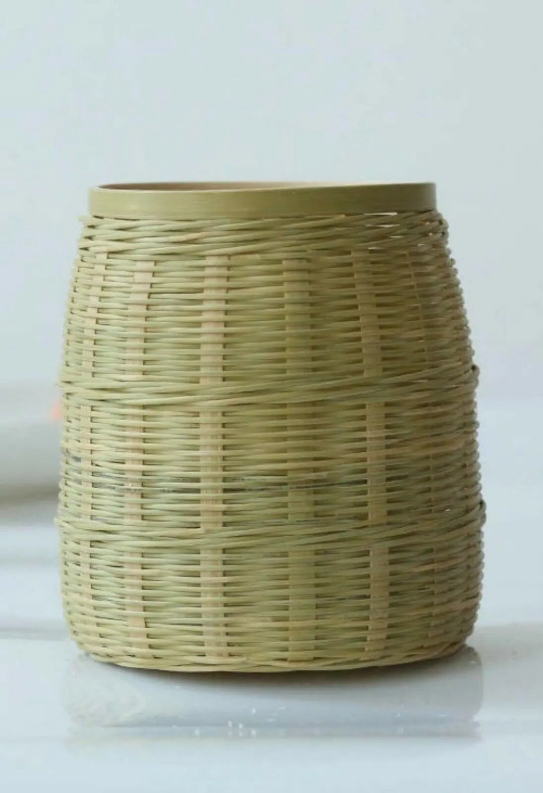 1 x Bamboo Handwoven Creative Basket Holder Pens Brushes Food Snacks Fruits everythingbamboo