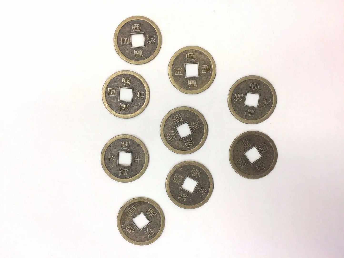 100 Pieces Brass Lucky Coins Chinese Ancient Chinese Coins Fengshui Unbranded/Generic
