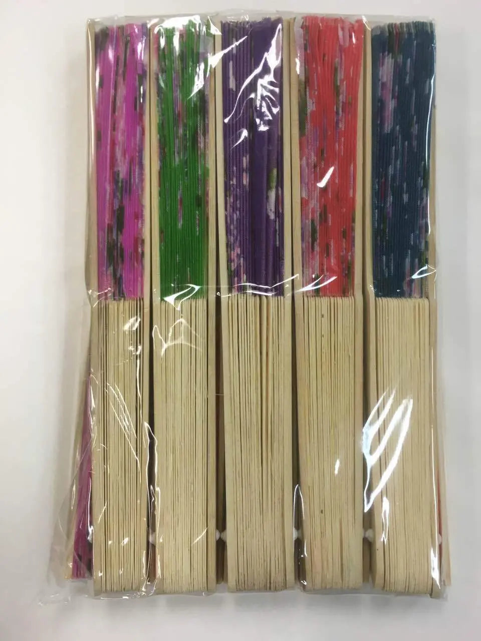2* Bamboo Silk Fan Hand Folding Fans Outdoor Wedding Party Vintage Gifts everythingbamboo
