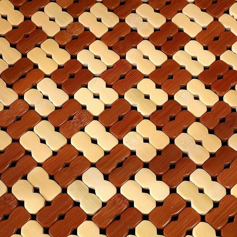 2 PCs Square Bamboo Mat Cushion Chair, Sofa, Car, Table Yoga Cool Healthy 竹坐垫 everythingbamboo