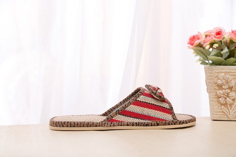 2 Pairs Women Hemp Sandals Slippers Butterfly Shoes Casual Comfortable BSH05 Unbranded