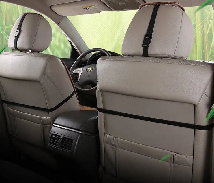 2 Pieces Bamboo Car Seat Cover Front Seat Chair Sofa Lumbus Back Support Mat Cool BSC07 everythingbamboo