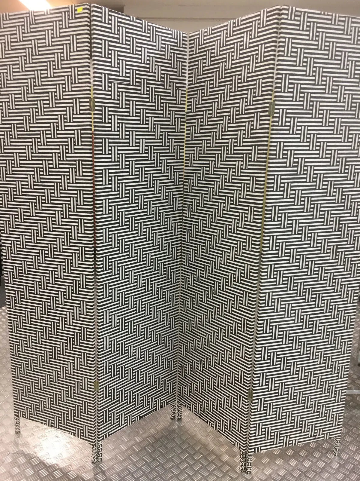 4-Leaf Folding Screen Both Sizes Bamboo Frame Privacy Screen Room Divider everythingbamboo