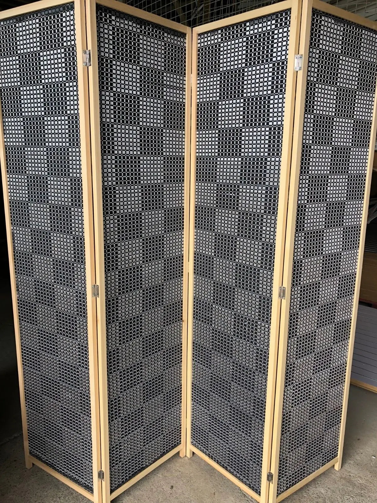 4-Leaf Folding Screen Both Sizes Bamboo Panels Privacy Screen Room Divider everythingbamboo