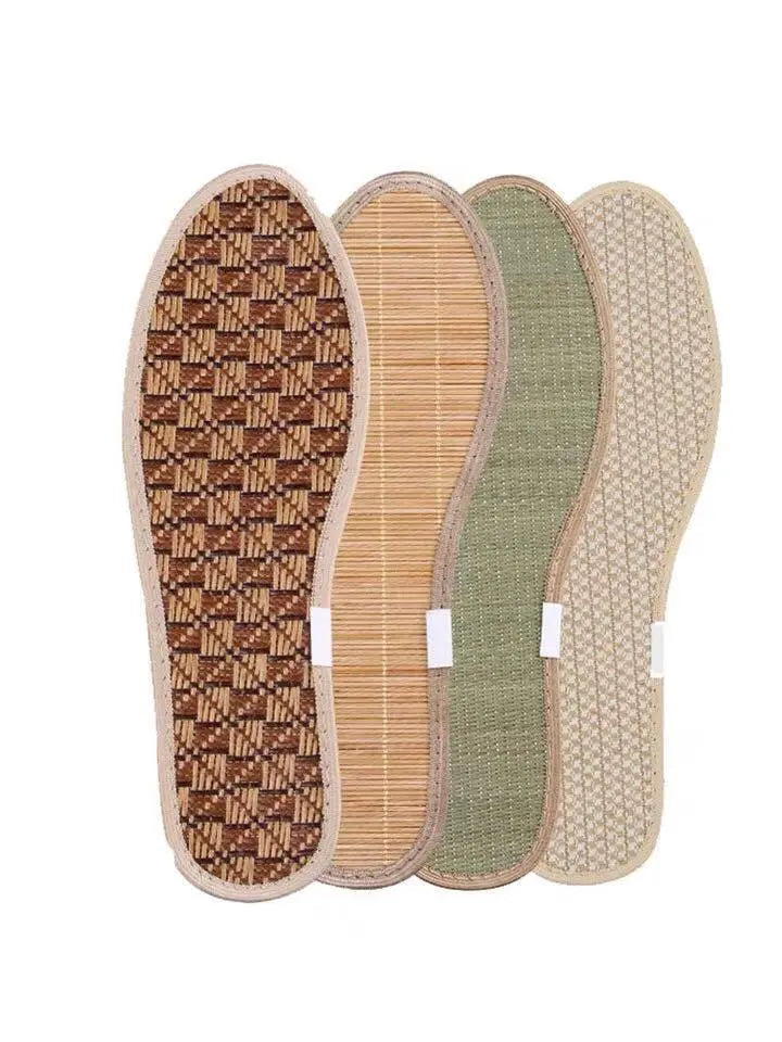 6 Pairs Bamboo Charcoal Fibre Flax Shoe Insole Comfort Dry Anti Odor everythingbamboo