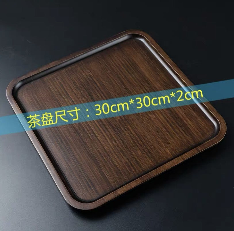 BAMBOO SERVING TRAY Tea Coffee Table Fruit container tea tray Gift Present New EVT03 everythingbamboo