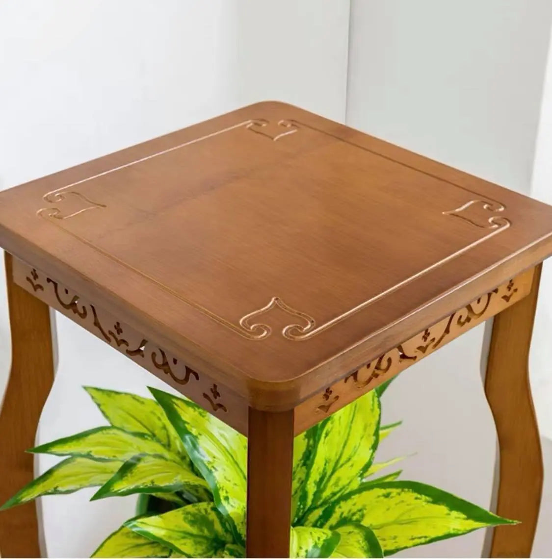 BAMBOO WOODEN PLANT STAND SHELF LADDER STORAGE ANTIQUE STYLE VINTAGE MULTI USE everythingbamboo