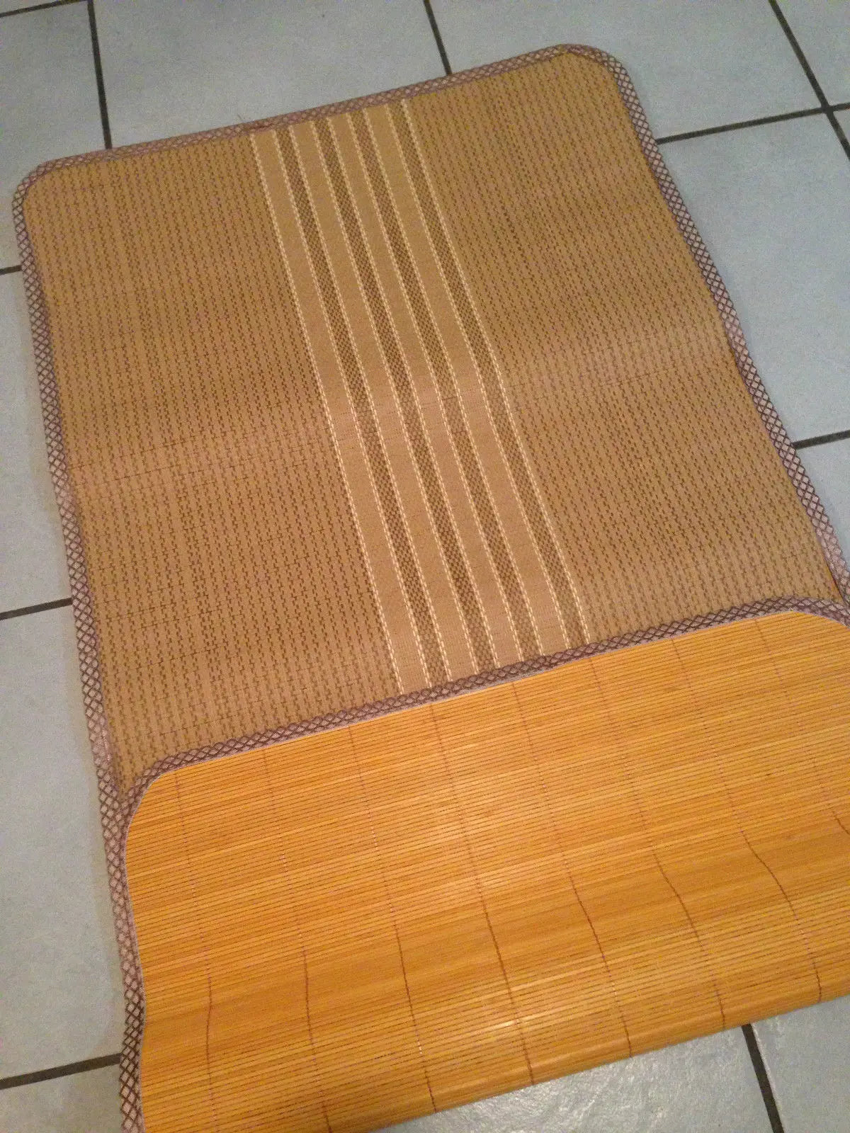 Baby Bamboo Mat Baby Bamboo Rug Both Sides Kids Mat Kids Rug Natural Healthy Mattress Topper 儿童席 everythingbamboo
