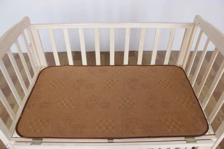 Baby Bed Mat Rug Kids Natural Healthy Soft Plants Fabric Cool Summer 儿童冰丝席 everythingbamboo
