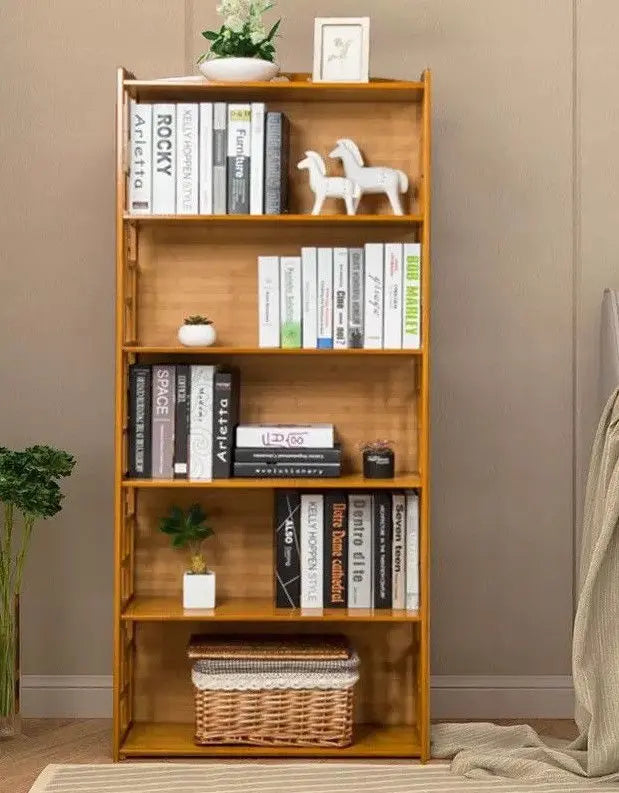 Bamboo Antique Style Cabinet Book Shelf Bookcase Storage Choice Elegant BBC01 Unbranded
