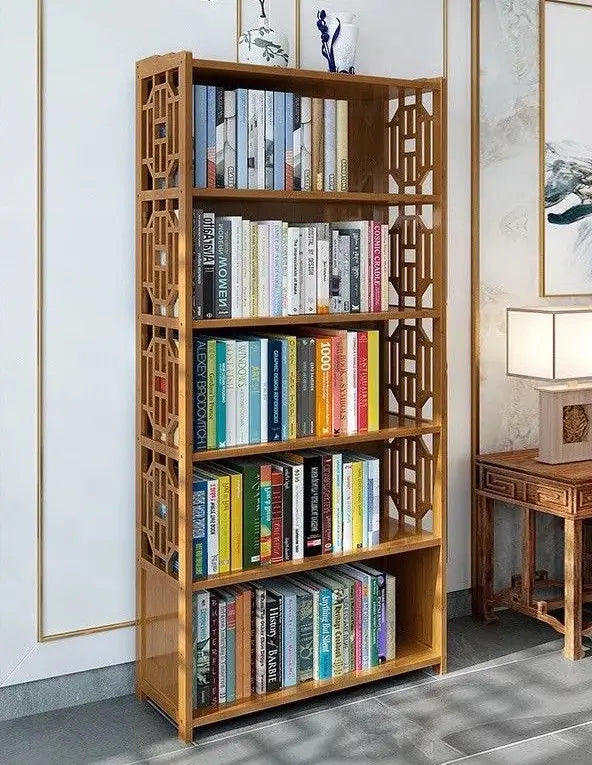 Bamboo Antique Style Cabinet Book Shelf Storage Choice Fantastic AIRITER