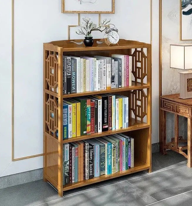 Bamboo Antique Style Cabinet Book Shelf Storage Choice Fantastic AIRITER