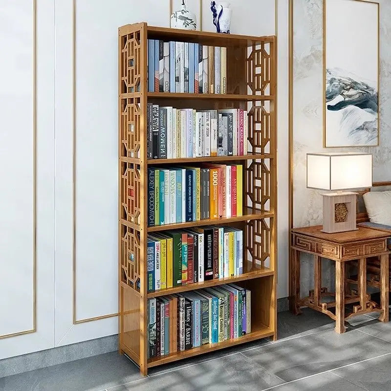 Bamboo Antique Style Cabinet Book Shelf Storage Choice Fantastic AIRITER