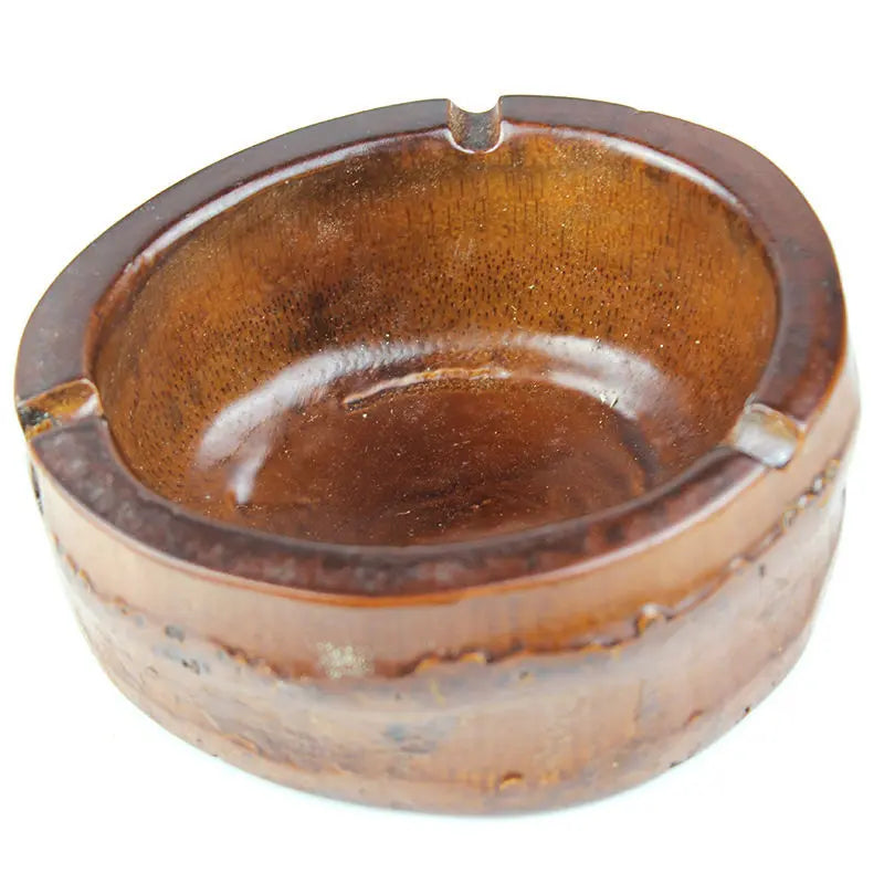 Bamboo Ash Tray Bamboo Handcraft Bowl Natural Bamboo Root Artwork Bamboo Storage everythingbamboo