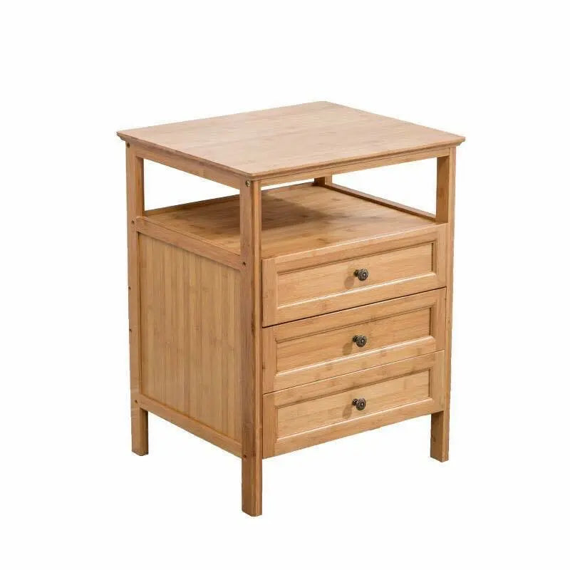 Bamboo Bedside Table Cabinet Drawer Unit Storage Stylish Strong Elegant everythingbamboo