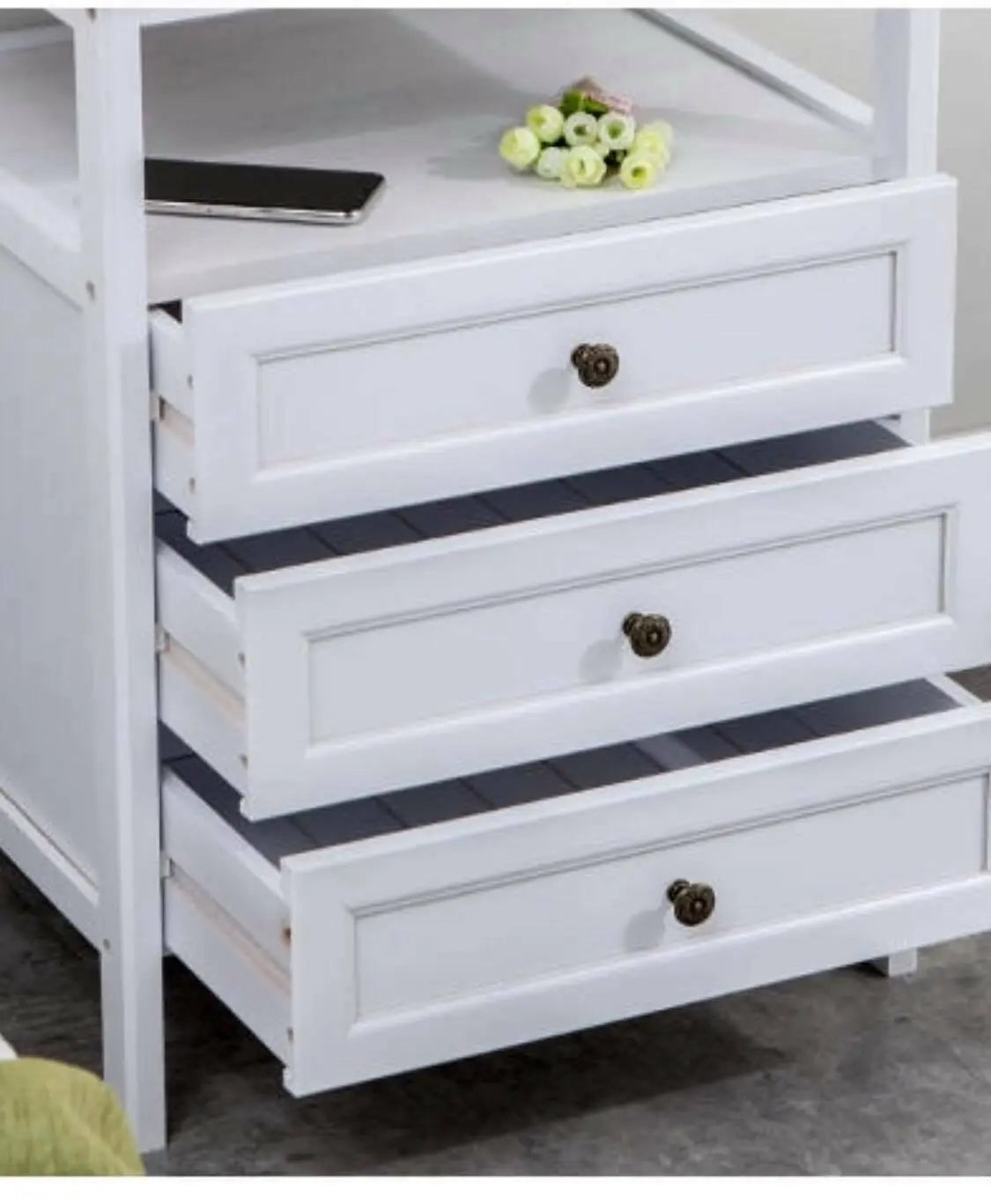 Bamboo Bedside Table Cabinet Drawer Unit Storage Stylish Strong Elegant everythingbamboo
