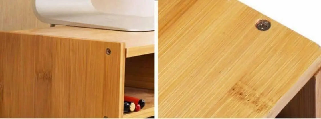 Bamboo Computer Monitor Laptop Stand Riser Monitor Base Shelf Desk Organiser Storage BST01 everythingbamboo