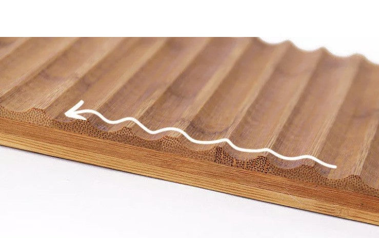 Bamboo Corrugated Laundry Washing Cleaning Hand-Washed Clothes Washboard EverythingBamboo