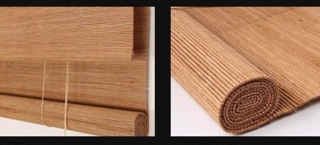 Bamboo Curtain Bamboo Screen Blind Rolling Curtain Panel Privacy Custom Size BCB01 everythingbamboo