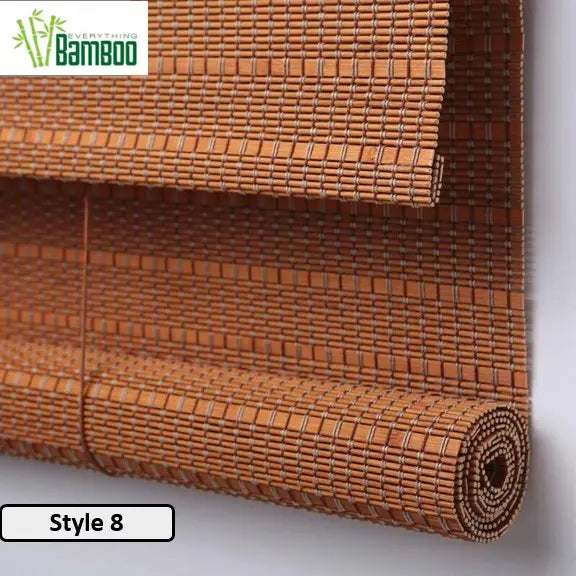 Bamboo Curtain Bamboo Screen Blind Rolling Curtain Panel Privacy Custom Size BCB01 everythingbamboo