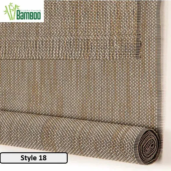 Bamboo Curtain Bamboo Screen Blind Rolling Curtain Panel Privacy Custom Size BCB01 everythingbamboo