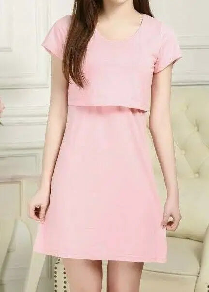 Bamboo Fiber Breast Feeding Nursing Maternity Dress Privacy Comfortable everythingbamboo