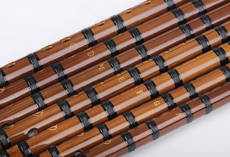 Bamboo Flute Pipe Musical Instrument Playing Brass Joint Pleasant Timbre Unbranded