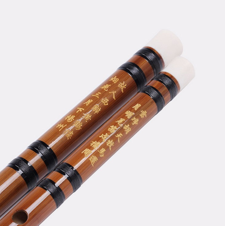 Bamboo Flute Pipe Musical Instrument Playing Brass Joint Pleasant Timbre Unbranded