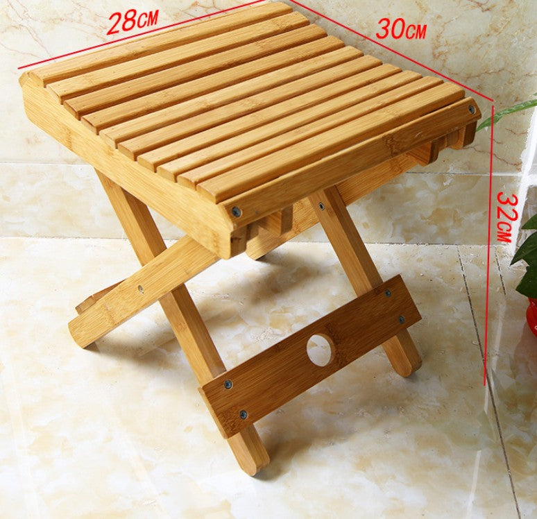 Bamboo Folding Stool, Chair, Strong, Portable Fishing Rest, Vase Base everythingbamboo