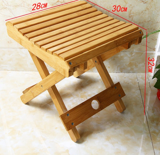Bamboo Folding Stool, Chair, Strong, Portable Fishing Rest, Vase Base everythingbamboo