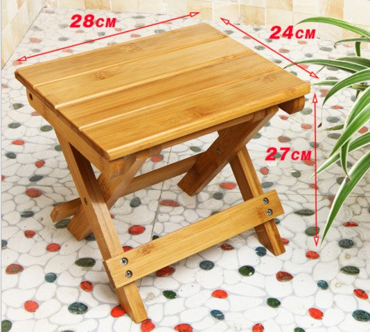 Bamboo Folding Stool, Chair, Strong, Portable Fishing Rest, Vase Base everythingbamboo