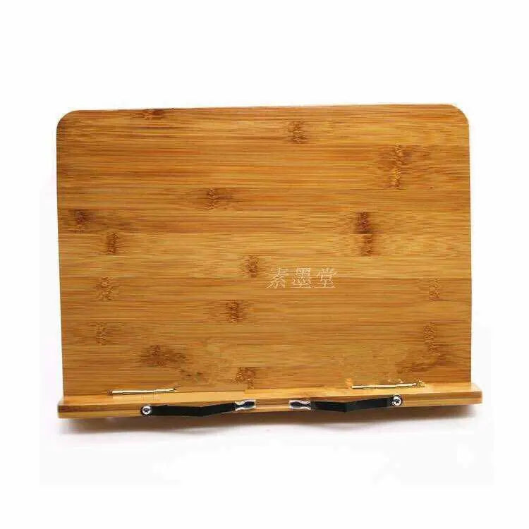 Bamboo Hand Carved Holder Rack Stand Books Reading Tablet Phone Ipad Holder everythingbamboo