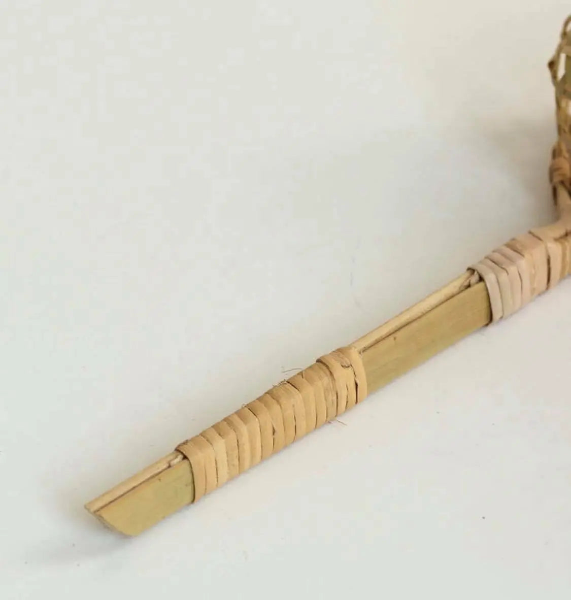 Bamboo Ladle Spoon Handwoven Handmade Strainer Ladle Spoon Cooking Spoon everythingbamboo