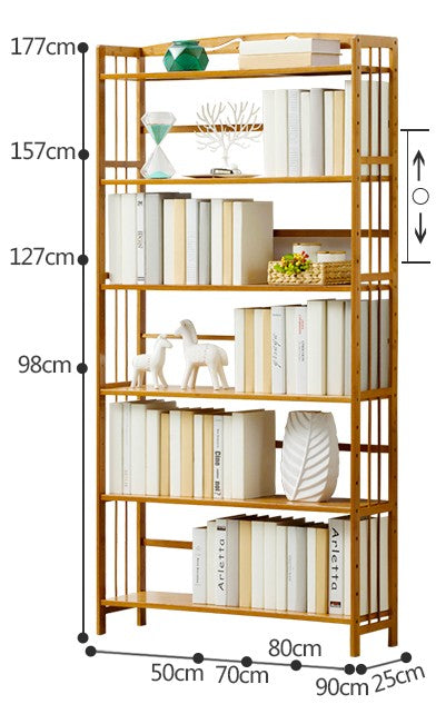 Bamboo Modern Style Cabinet Book Shelf Bookcase Storage Choice Elegant everythingbamboo