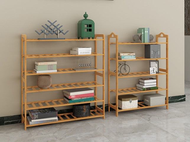 Bamboo Multi-level Shoe Racks Book Shelf Bamboo Bar Shelves Bamboo Storage Everythingbamboo