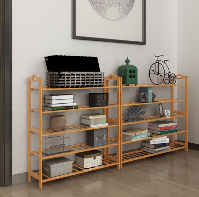 Bamboo Multi-level Shoe Racks Book Shelf Bamboo Bar Shelves Bamboo Storage Everythingbamboo