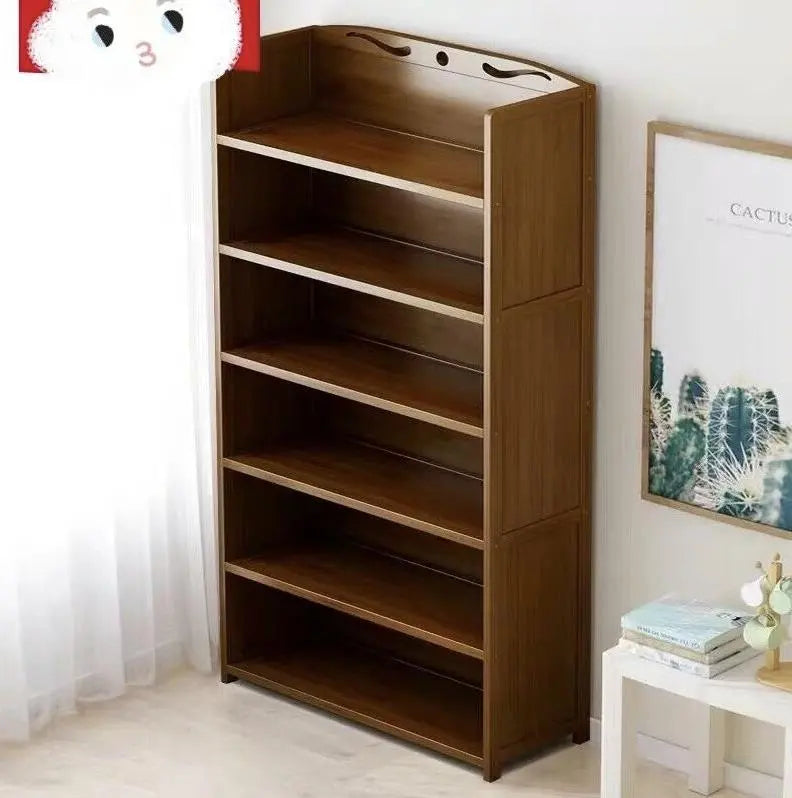 Bamboo Multiple Tiers Stylish Bookcase Shelf Organizer Storage Home Office BBC05 everythingbamboo