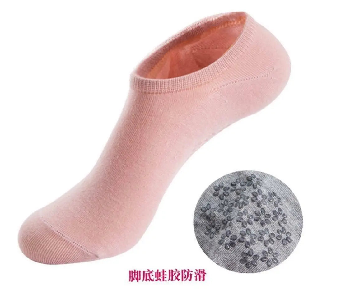 Bamboo Socks Women Bamboo Fiber Invisible Socks 6 Pairs Set Breathable Free Size everythingbamboo