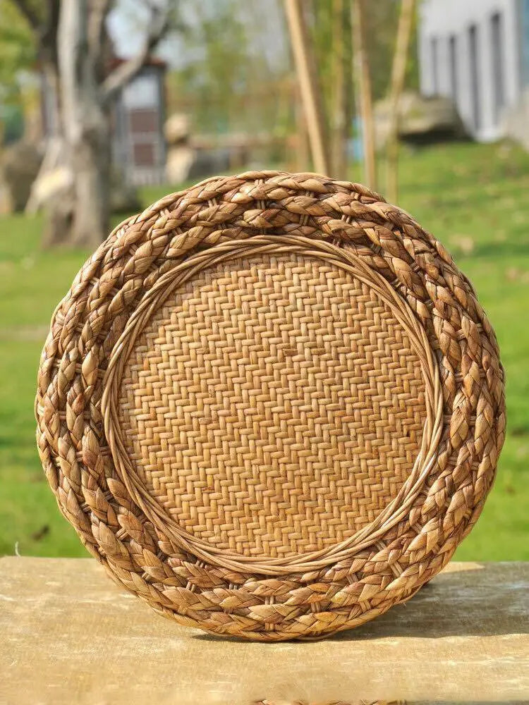 Bamboo Stool Natural Handwoven Handmade Stool Artwork Strong Elegant 竹麻编制凳 everythingbamboo