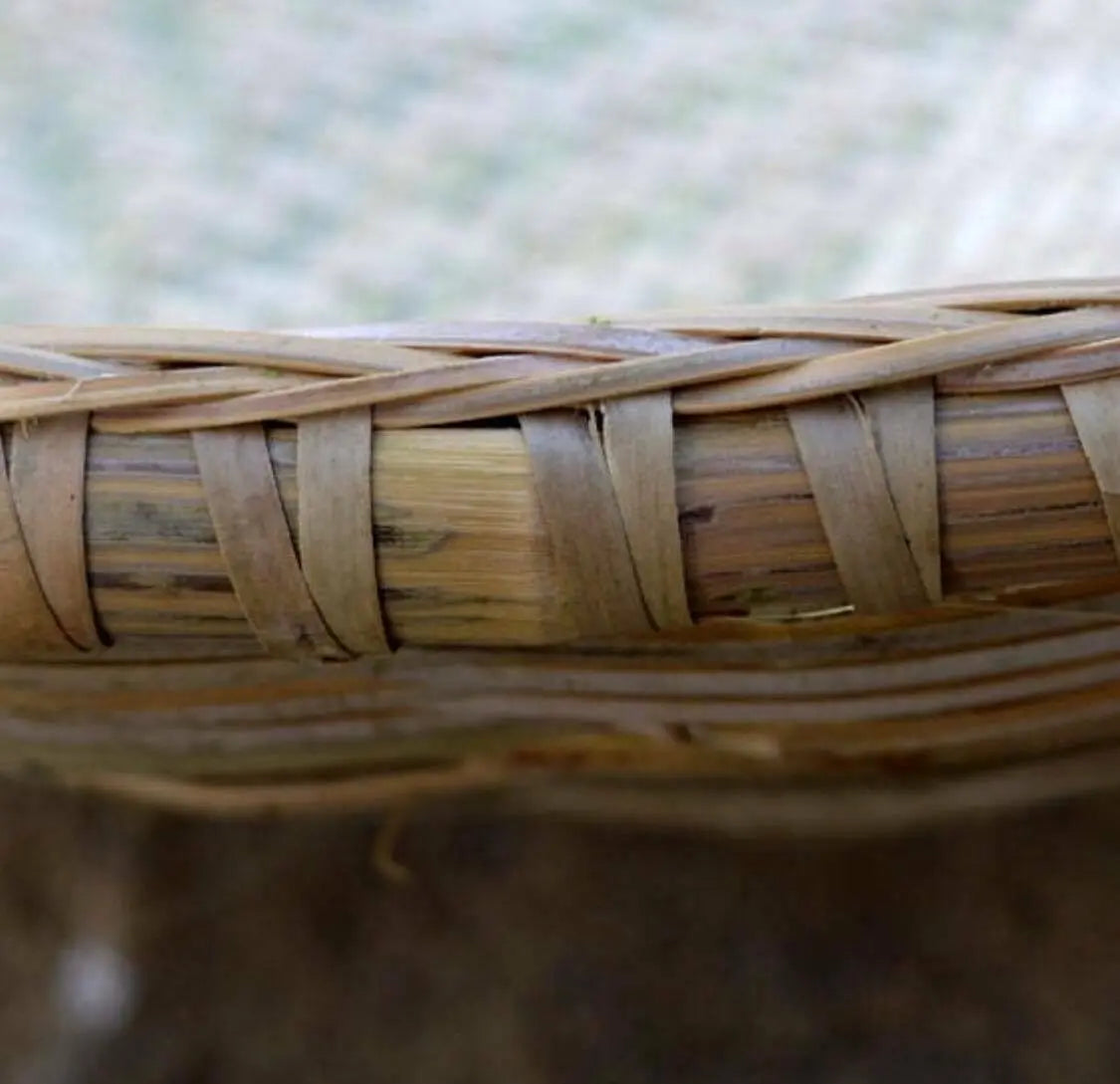 Bamboo Traditional Handwoven Handmade Round Plate Fruit Basket Storage everythingbamboo