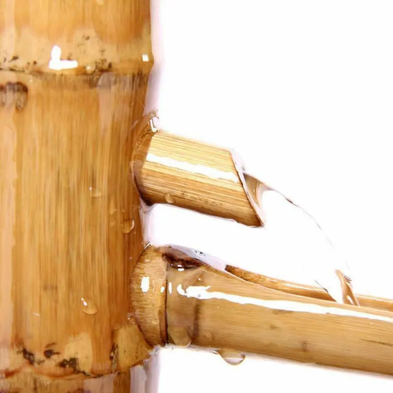 Bamboo Water Fountain Handmade Handcrafted Boat Water Feature Spinning Wheels everythingbamboo