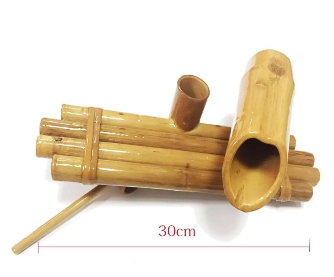 Bamboo Water Fountain Water Feature Flowing Indoor Outdoor Garden Decoration everythingbamboo