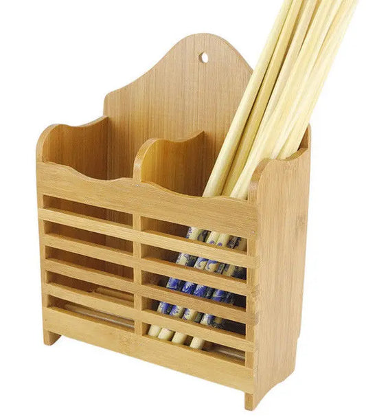 Bamboo Wooden Chopsticks Holder Box Storage Light Strong Elegant Decoration everythingbamboo