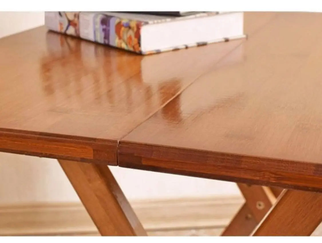Bamboo Wooden Table Square Or Round Foldable Dining Study Picnic In or Outdoor竹桌 everythingbamboo