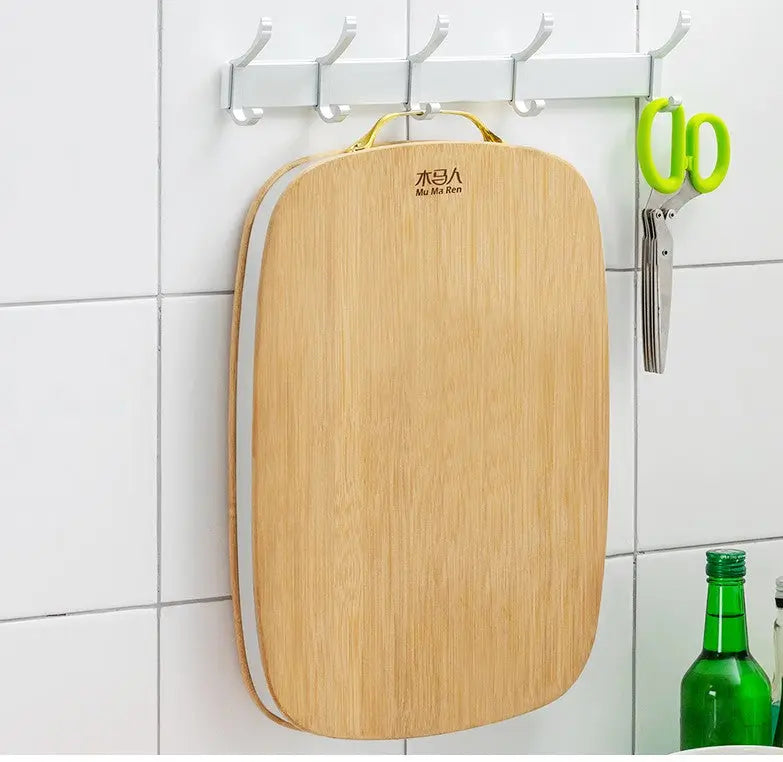 Bamboo Wooden Thicken Cutting Board Kitchen Chopping board with Handle everythingbamboo