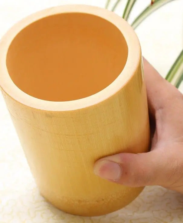 Bamboo pen holder calligraphy brush holder stationary chopsticks holder 竹笔筒筷筒 Unbranded