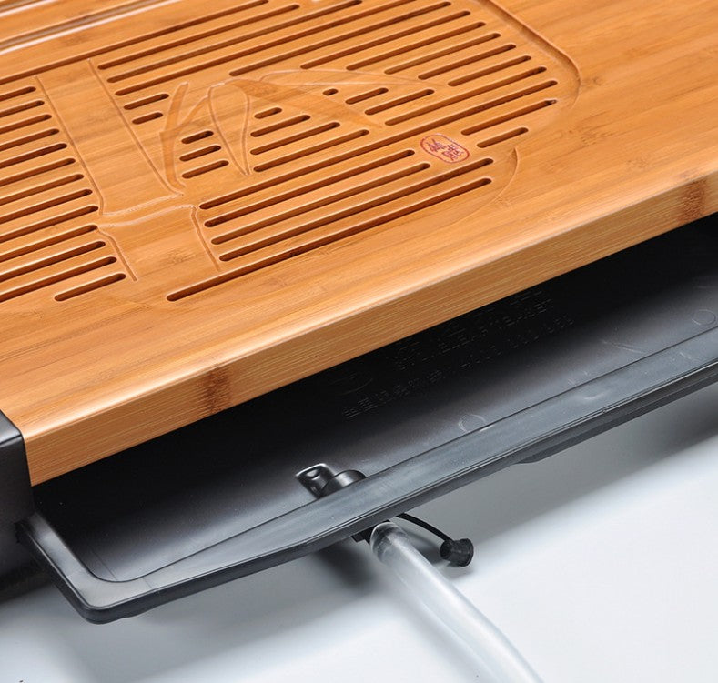 Bamboo tea tray coffee tray Natural bamboo root carving crafts 天然竹制根雕茶盘 everythingbamboo
